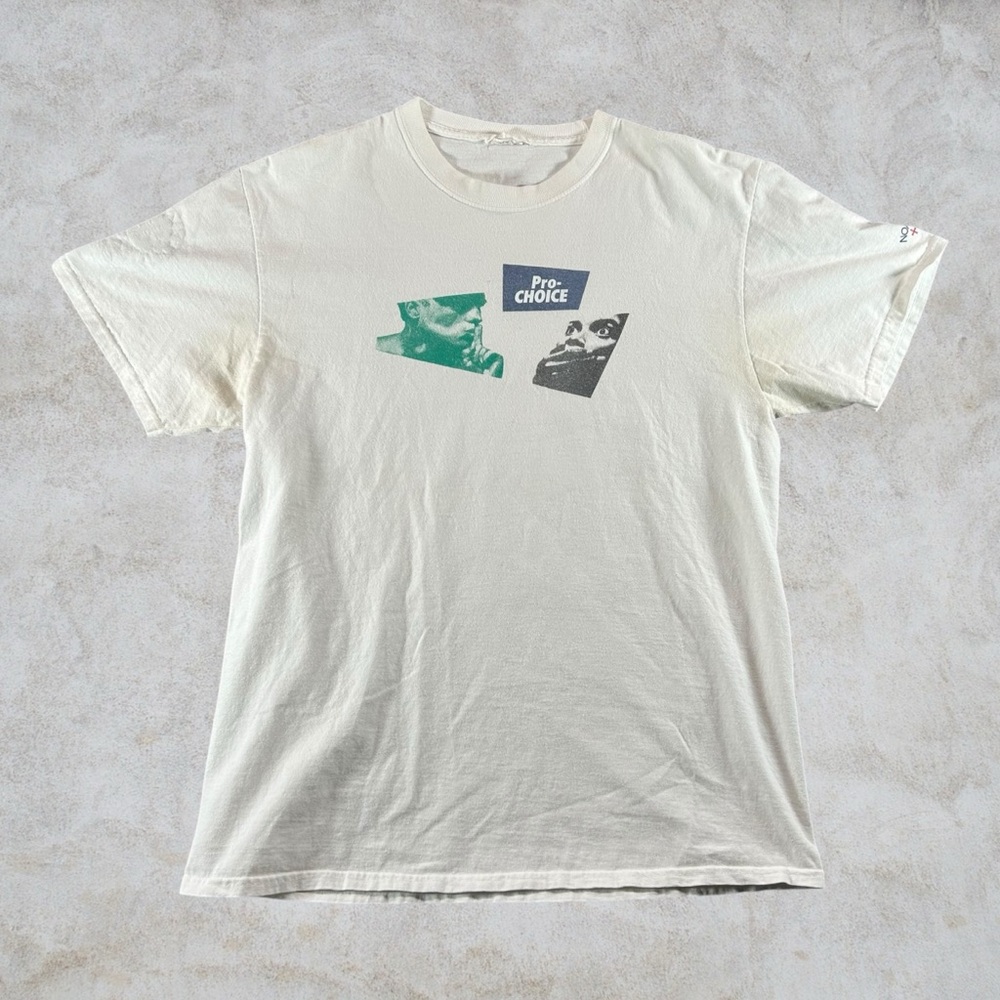 Noah Shirt Mens Medium White Pro Choice‎ Nerd Rapper Abortion Y2K Rare Grail VTG